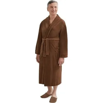 Pánský župan Martel Jindřich - velurový Hnědá M/L