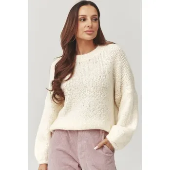 Dámský svetr Dámský svetr Makadamia C37 - ecru Ecru Uni