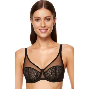 Podprsenka Nevyztužená podprsenka Gorteks Gabi/B2 Černá 65E