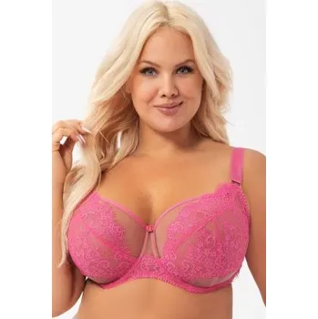 Podprsenka Nevyztužená podprsenka Gorsenia K913 Rossa Růžová 65F