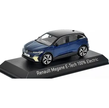 autíčko Renault Megane E-Tech 100% Electric 2022 modrá 1:43 - NOREV Renault Megane Electric - kovový model