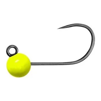 Delphin Wolframový jig T-AREA BL Fluo žlutý 5,5 mm / 1,5 g / #4 – 5 ks