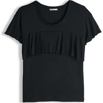 GATE Žebrovaný top s volány 40 226-0383/89