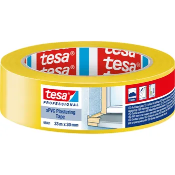 Izolační páska tesa SPVC 66001-00000-00 Plastering tape tesa® Professional žlutá (d x š) 33 m x 30 mm 1 ks