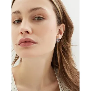 Náušnice Guess Naušnice JUBE05 028JW Stříbrná OS