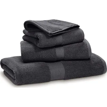 Ručník Malý bavlněný ručník Ralph Lauren Avenue Graphite 50 x 100 cm 897377 šedá 90X