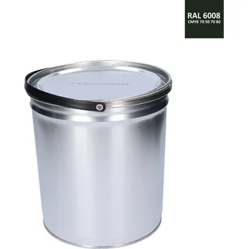 Lak na dřevo Barva antikorozní polomatná na zinek 5 kg hnědo-zelená