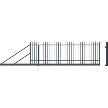 Plot Polargos NICE posuvná brána šířka 4000 x výška 1440 mm, LEVÁ