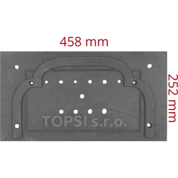 Krbová kamna Zadní stěna do kamen Invicta Altea (ref. 610999)