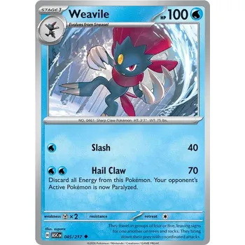 Sběratelská karetní hra Weavile 045/217 - Ascended Heroes Typ karty: Energy Reverse Holo