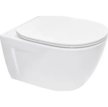 Klozet EBS Diana New WC závěsné rimless vč.sedátka softclose, bílá