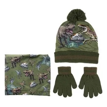 Čepice Sada čepice + rukavice + nákrčník Jurský park