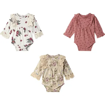 Kojenecký body lupilu® Dívčí body s dlouhými rukávy