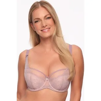 Podprsenka Polovyztužená podprsenka Gaia Armina Světle fialová 65G