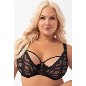 Podprsenka Nevyztužená podprsenka Gorsenia K897 Estelle Černá 100E