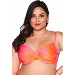 Nevyztužený horní díl plavek Ava Lingerie SK-215 Tangerine Oranžová 80E