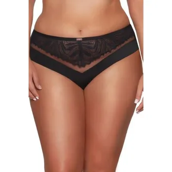 Dámské spodní prádlo Kalhotky Ava Lingerie 2106 Yasemin Černá XL