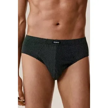 Slipy 3 PACK slipy Atlantic 3MP-202 - bavlna Šedo-červená M