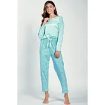 Dámské pyžamo Taro Abi - bavlna Tyrkysová XL