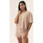 Dámské pyžamo Henderson Nilsa - bavlněná vaflovina Béžová XL