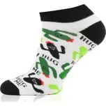 Dámské ponožky Italian Fashion S167S Picos Černo-bílá 39-41