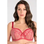 Nevyztužená podprsenka Gorsenia K828 Heart Červená 65G