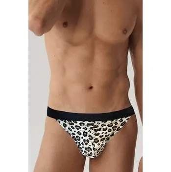 Slipy Pánské slipy Cornette 916/164 - střih tanga Zvířecí vzor XL