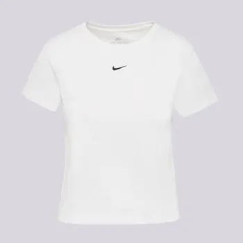Pánské tričko Nike Tričko W Nsw Rib Tght Ss Tee Bílá Xs