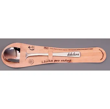 Příbor Nerezová lžička 13,5 cm - dědečkova