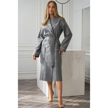 Dámský župan Dámský župan LaL Coco - bavlna Šedá 2XL