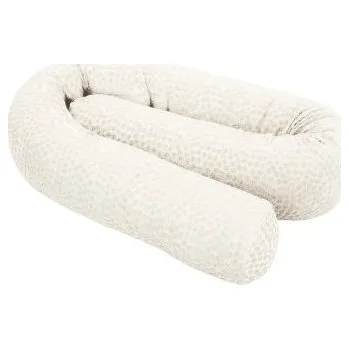 Příslušenství pro dětskou postel a kolébku Roba Válec do postýlky z bio bavlny 170 cm - Seashells Oyster