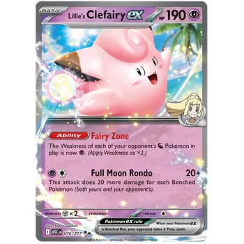 Sběratelská karetní hra Lillie's Clefairy ex 076/217 - Ascended Heroes