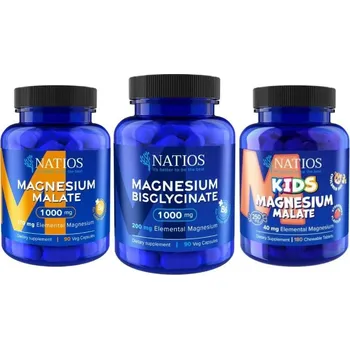 Zdraví NATIOS balíček Hořčíky pro celou rodinu
