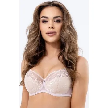 Podprsenka Polovyztužená podprsenka Biggi Crystal Béžová 100C