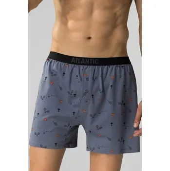 Trenýrky 2 PACK trenýrky Atlantic 2MBX-052 - tenis Černo-modrá M