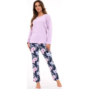 Dámské pyžamo Dámské pyžamo Cornette Natalie - bavlna Fialová XL