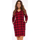 Noční košile Cornette 104/433 Červeno-černá S