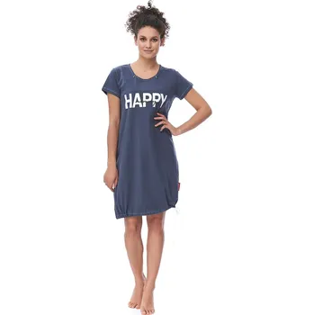 Dámská noční košile Noční košile DOCTOR NAP HAPPY TCB.9504 DEEP BLUE M 0