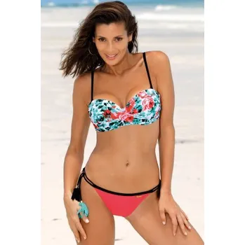 Dámské plavky Dvoudílné plavky Marko Oksana Nectarine M-528 (3) Korálová L