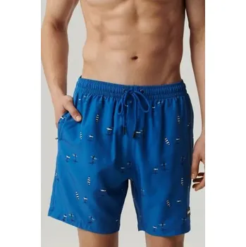 Pánské plavky Pánské plavky Atlantic KMB-224 Modrá 2XL