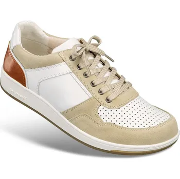 Pánská zdravotní obuv Pánské šněrovací tenisky, hladká useň, béžová: 42