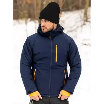 Pánská parka Tmavě modrá pánská zimní sportovní bunda Bolf HH011 - 2XL