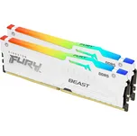 Kingston FURY Beast EXPO/DDR5/32GB/6000MHz/CL30/2x16GB/RGB/White