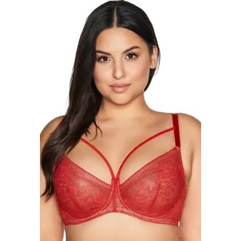Podprsenka Nevyztužená podprsenka Ava Lingerie 2128 Červená 80B