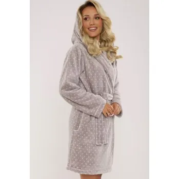 Dámský župan Dámský župan De Lafense Melanie - soft Šedá S