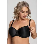 Kojící podprsenka Biggi Adel - vyztužená Černá 80C