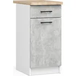 AKORD Olivia S40 SZ1 bílá/beton