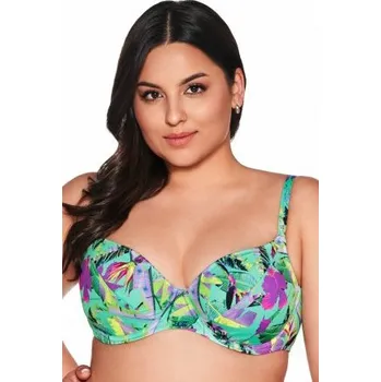 Dámské plavky Nevyztužený horní díl plavek Ava Lingerie SK-211 Vibrant Světle zelená 95E