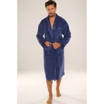 Pánský župan De Lafense Noble - velur Modrá M