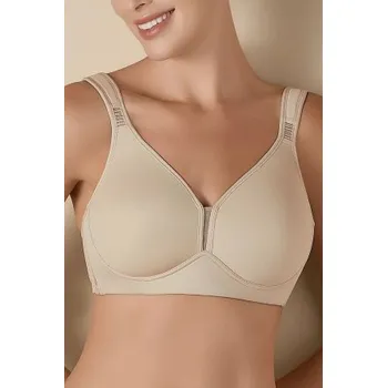 Dámské spodní prádlo Vyztužená podprsenka Selene Eloisa - bez kostice Světle hnědá 105D